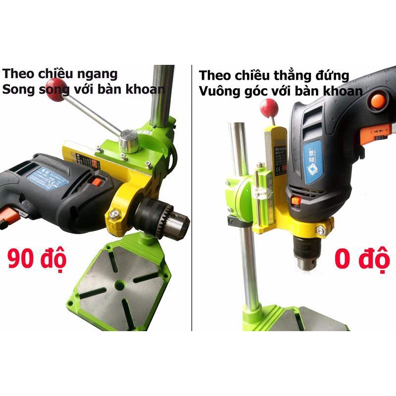 Khung Máy Khoan Thành Máy Khoan Bàn Cao Cấp MINIQ, Hàng Chất Lượng Cao Dày Dặn Chính Xác