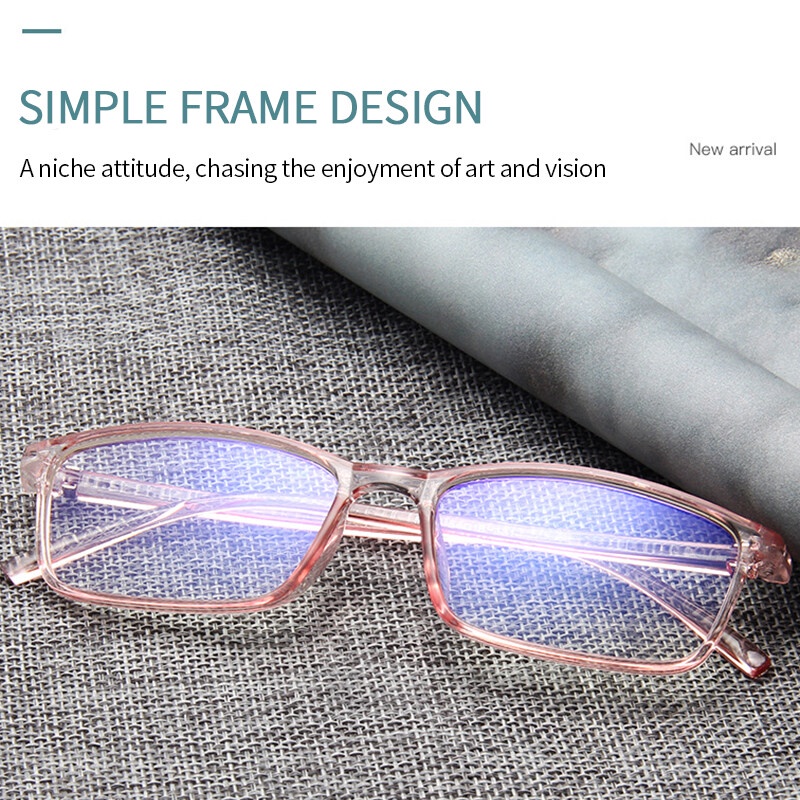 Mắt Kính Gọng Vuông Bằng Hợp Kim Chống Ánh Sáng Xanh Thời Trang Cho Máy Tính