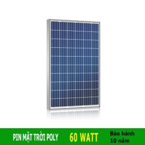 Tấm pin năng lượng mặt trời 60W Poly