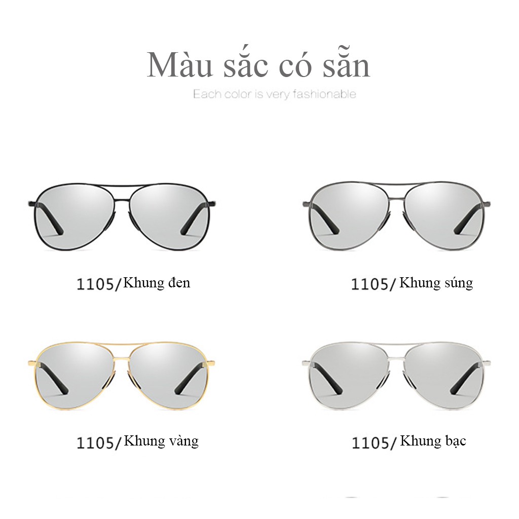 Kính nam phân cực đổi màu cao cấp C1105 | BigBuy360 - bigbuy360.vn
