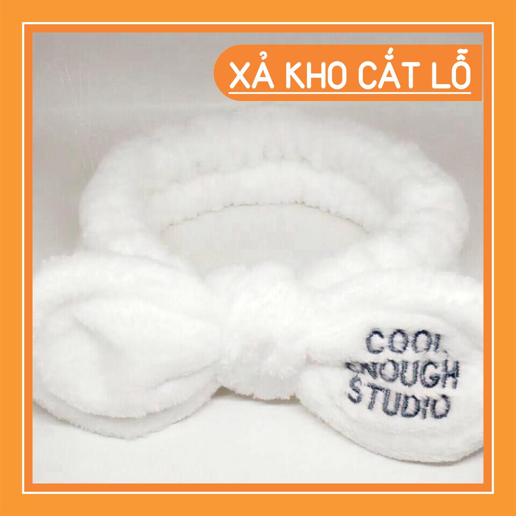 Băng đô nơ Cool Enough Studio nhung mềm