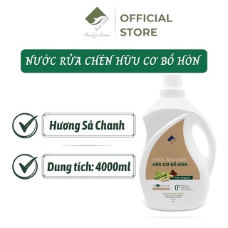 Nước rửa chén hữu cơ bồ hòn Sả Chanh Ecocare 4000ml