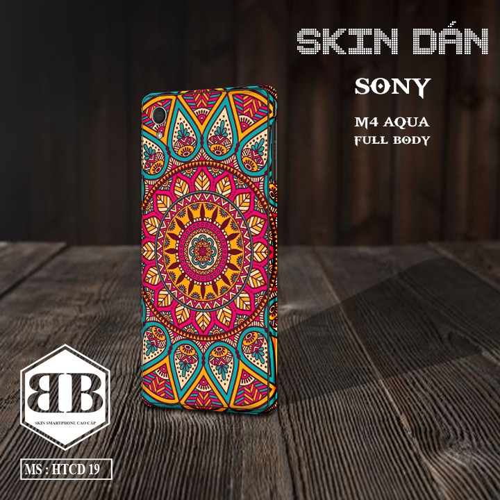 Bộ Skin Dán Sony Xperia M4 Aqua dán full lưng viền dùng thay ốp lưng điện thoại vạn người mê