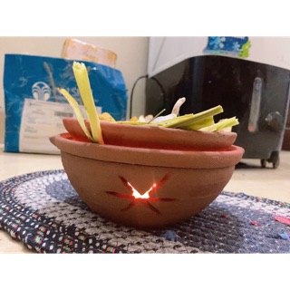 Bếp hong, xông bồ kết size 15cm