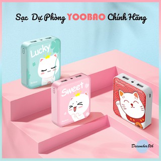 Sạc dự phòng 10000mah yoobao yb-6024 chính hãng