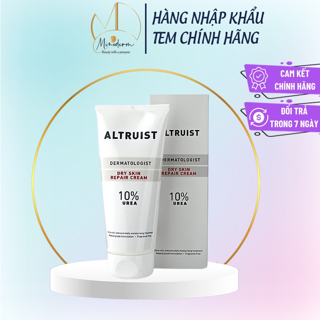 Kem dưỡng cấp ẩm phục hồi da khô Altruist Dermatologist Dry Skin Repair Cream 10% Urea 200ml