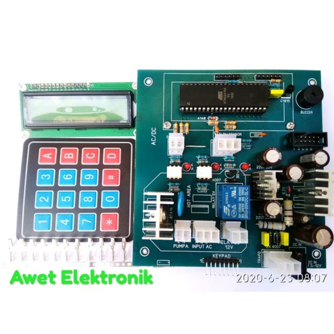 Bộ CPU PERTAMINI Và Bàn Phím Xanh LCD Không Có Hiển Thị PERTAMINI | BigBuy360 - bigbuy360.vn