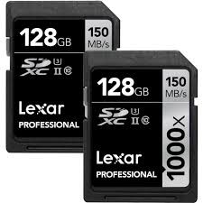 Thẻ nhớ Lexar 128GB Professional 1000x 150MB/s SDXC UHS-II