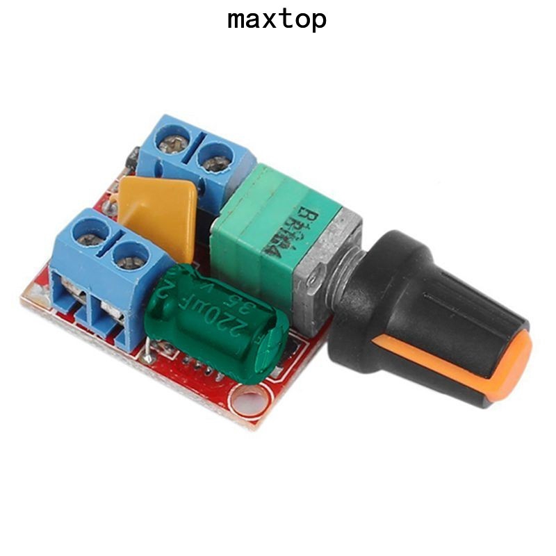 [ammaxtop.vn] Bảng mạch điều khiển tốc độ động cơ DC 3v-35v 5A PWM DC 3V 6V 12V 24V 35v