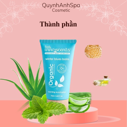 Dầu giữ ấm ngực organic hương bạc hà 75ml quynhanhspa20 - ảnh sản phẩm 2