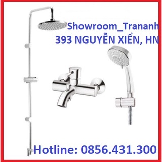 Bộ sen cây toto tbs01302v/tbs02302v kết hợp thân sen dm907cs, bát sen dgh108zr