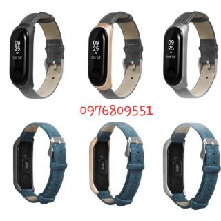 dây đeo vải JEAN phong cách denim cho mi band 3