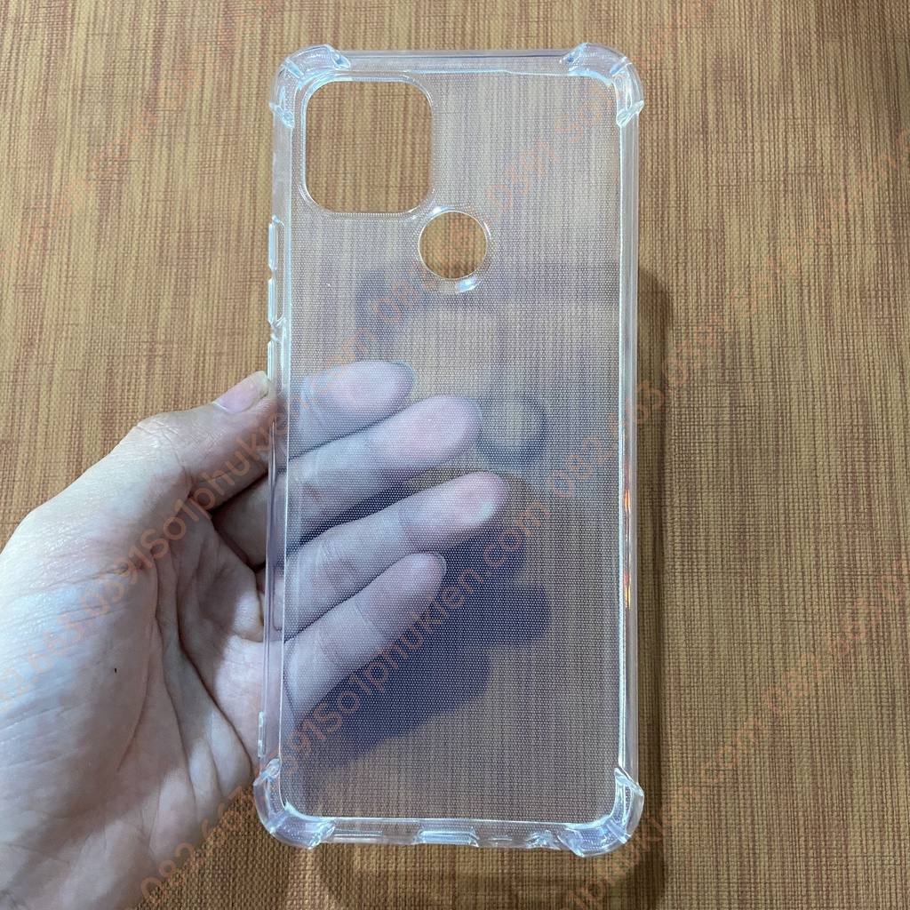 Ốp lưng Oppo A15 / A15S chống sốc, viền bảo vệ camera dẻo trong