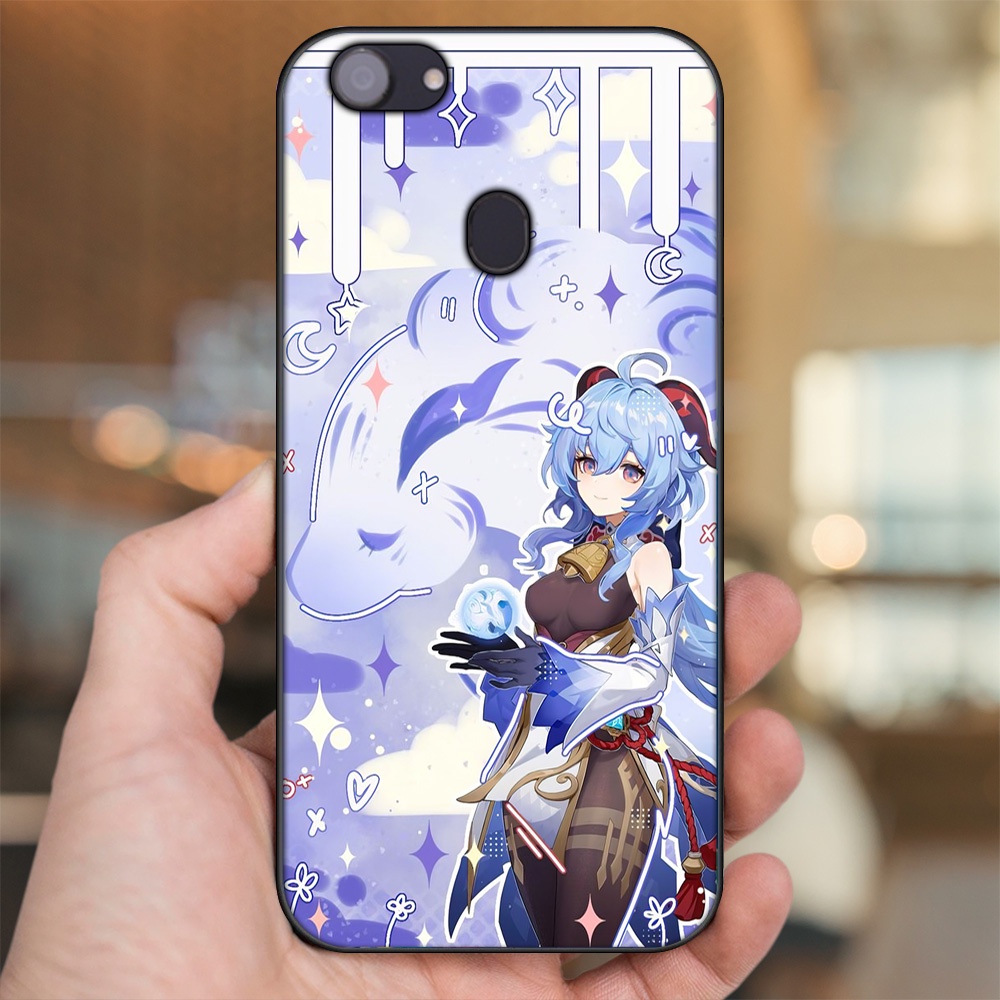 Ốp lưng Oppo F5, F5 Youth, F7 viền đen in hình Ganyu Genshin Impact