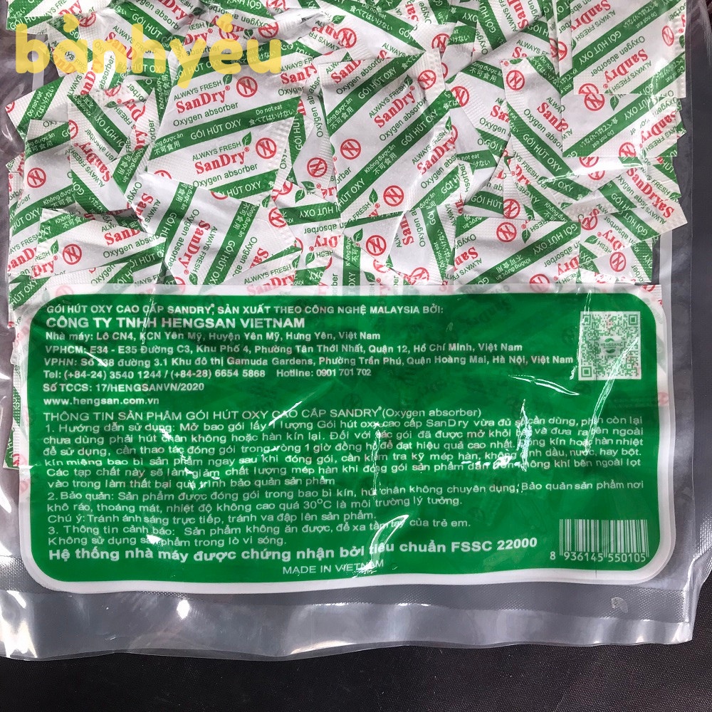 Gói hút ẩm O-BUSTER túi chia - 100G (~40gói) - BB16