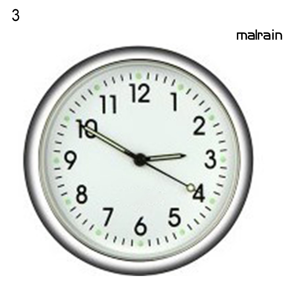 Đồng Hồ Kỹ Thuật Số Mini Dạ Quang Tự Dính Trang Trí Nội Thất Xe Hơi