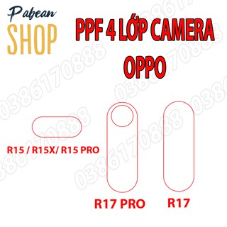 Dán CAMERA PPF 4 lớp chống va đập cho OPPO R15 / R15X / R15 PRO / R17 / R17 PRO