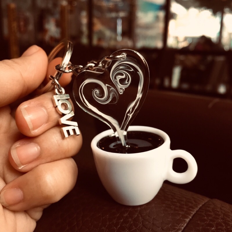 Móc khóa cà phêvalentine