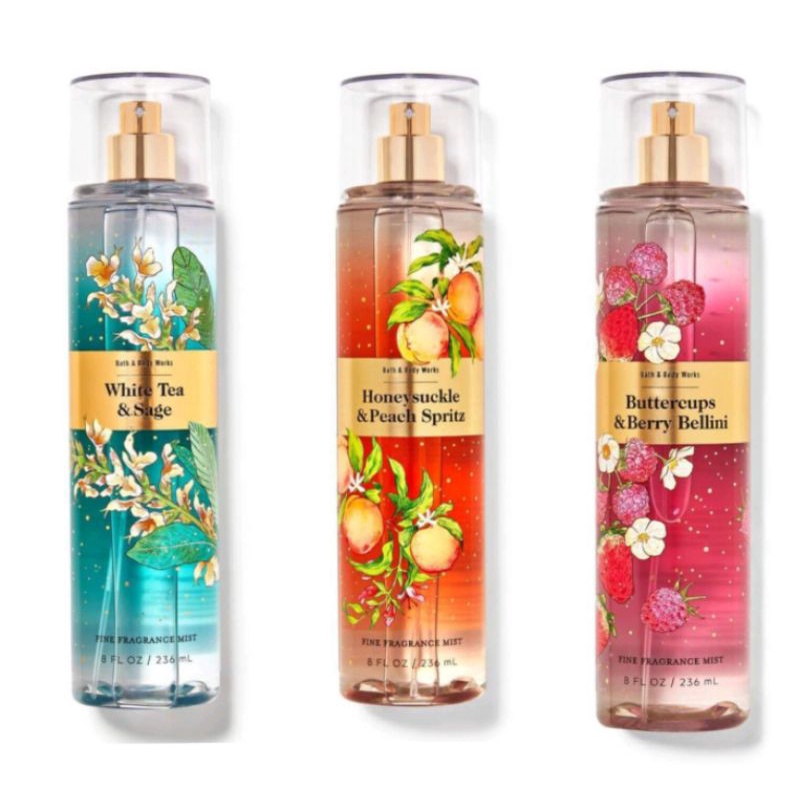 XỊT THƠM WHITE TEA AND SAGE BATH AND BODYWORKS