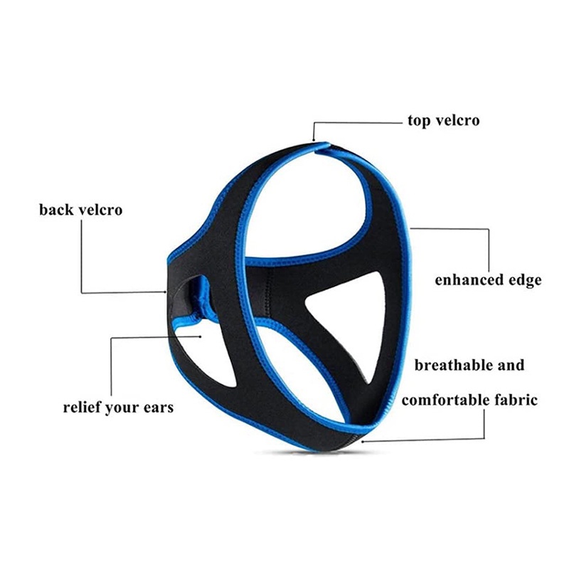 [Hàng mới về] Đai đeo hỗ trợ chống ngáy khi ngủ hình tam giác thoải mái không gây tiếng ồn cho nam và nữ