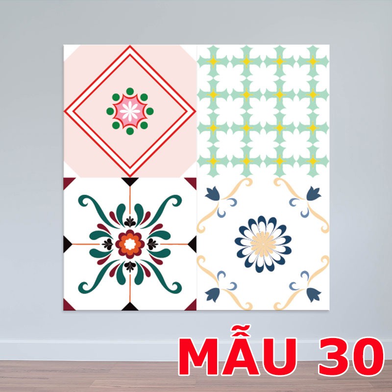 [GIẢM 40%] DECAL DÁN TƯỜNG GẠCH CÔ BA SÀI GÒN 20X20CM