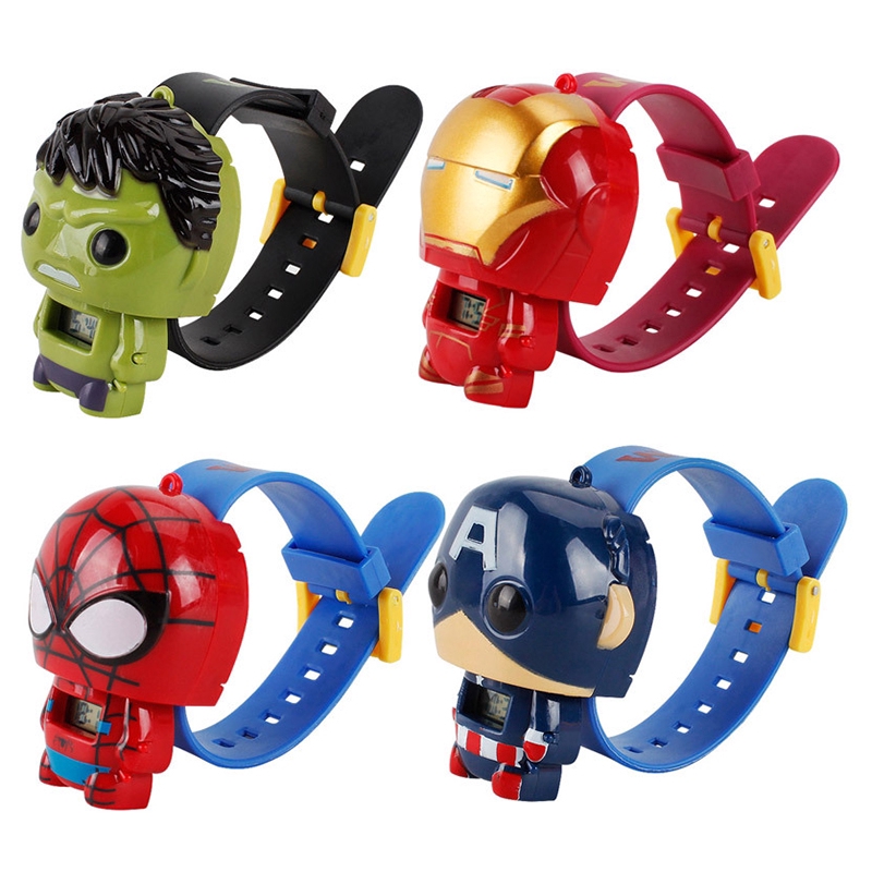 Đồng hồ đeo tay phong cách siêu anh hùng cho bé trai