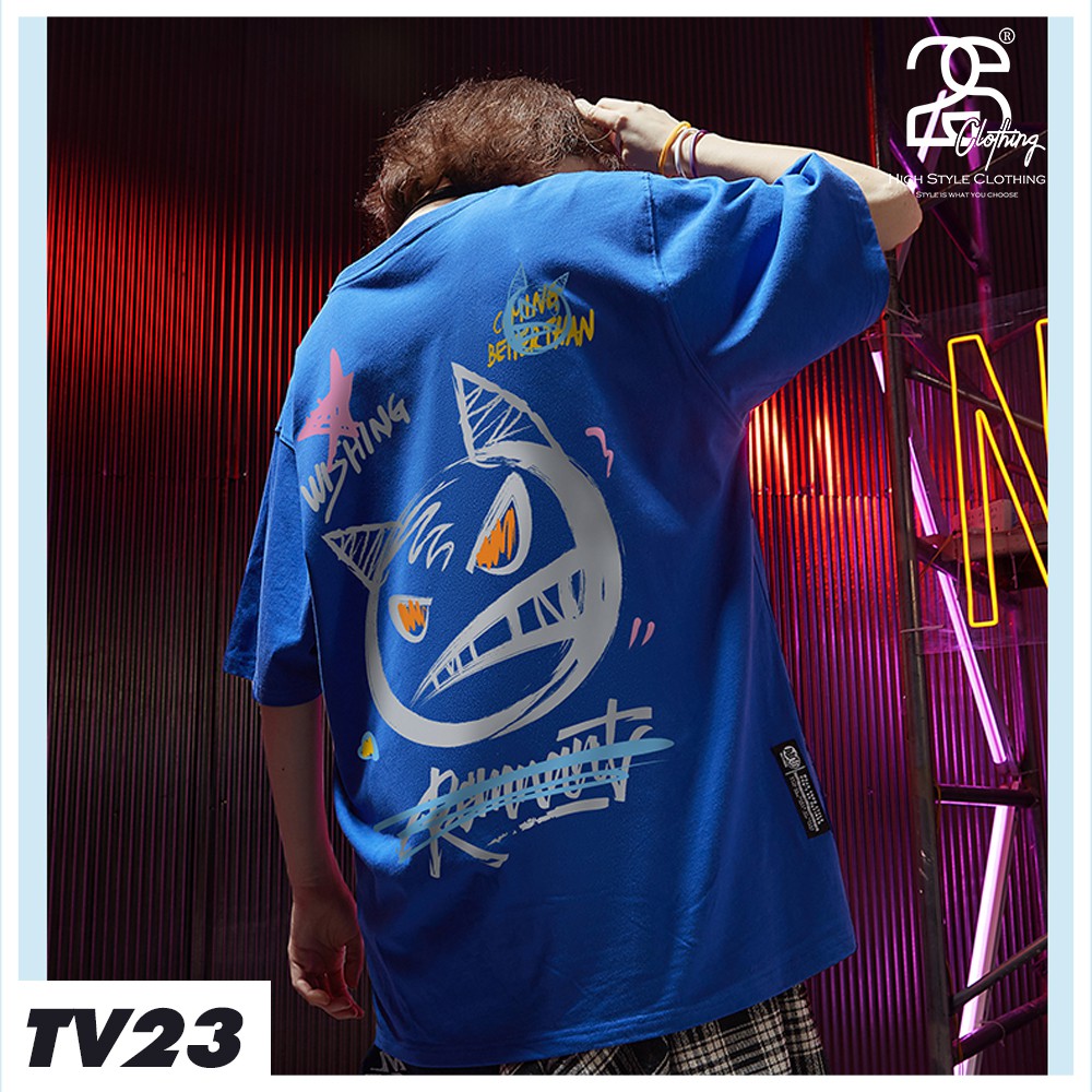 Áo Thun Tay Lỡ 2sClothing Áo Phông StreetWear Unisex Nam Nữ Cotton Oversize Form Rộng Giá Rẻ In Hình Icon Cool Ngầu TV23 | BigBuy360 - bigbuy360.vn