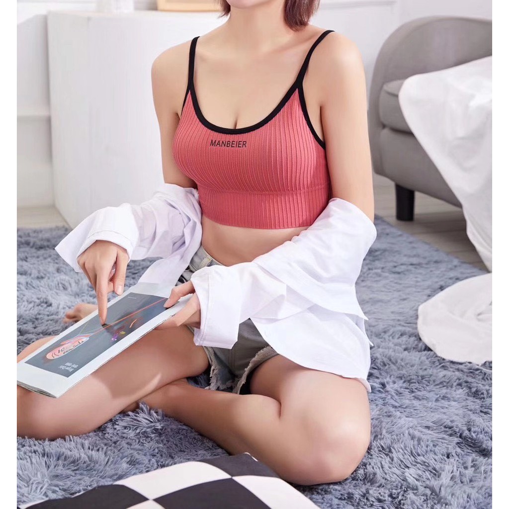 [Mẫu Mới] Áo Bra Gân Tăm 🎀FREESHIP🎀 Bra Nữ Hở Lưng len tăm, bra Thể Thao - Tập Gym - Yoga hở vai siêu hot MẪU MỚI 536 | BigBuy360 - bigbuy360.vn
