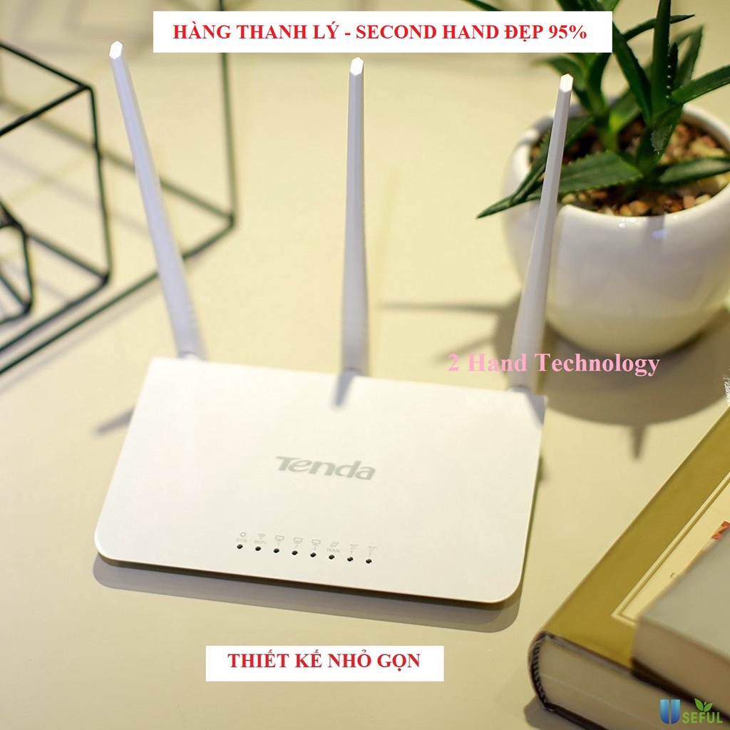 Bộ phát wifi Tenda AC6 xuyên tường, modem wifi băng tần kép tốc độ 1200 Mbps, router wifi kích sóng-  HÀNG LIKE NEW 95%