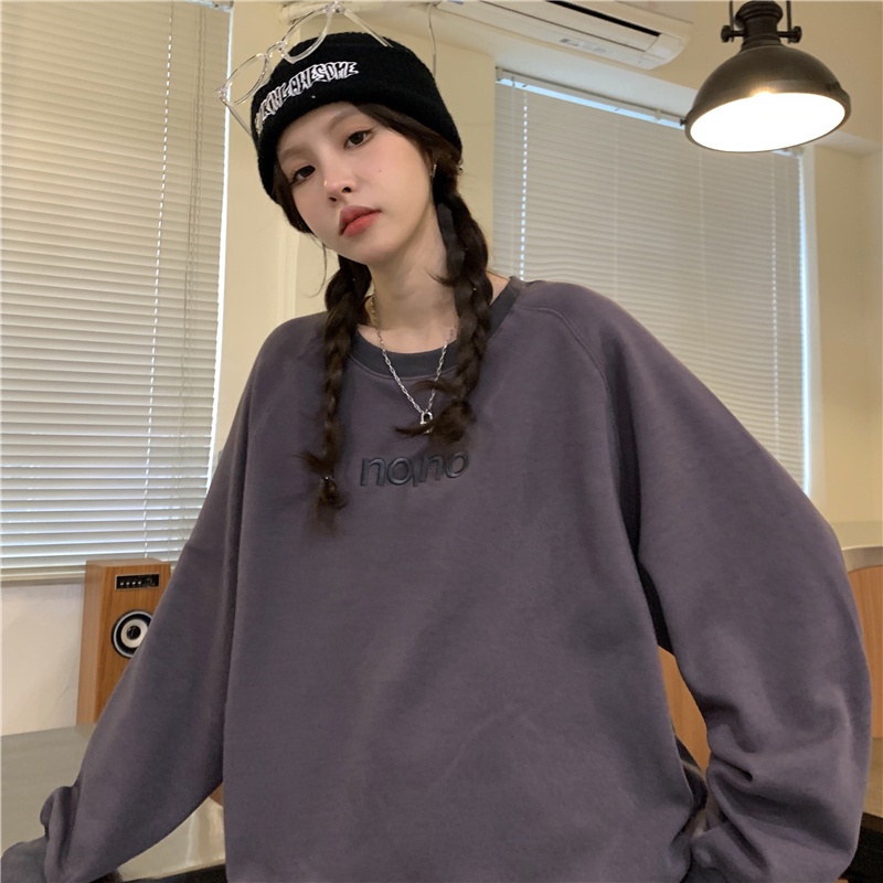 Áo sweater SUXI cho nữ dài tay thiết kế mới thời trang mùa thu theo phong cách Hàn Quốc