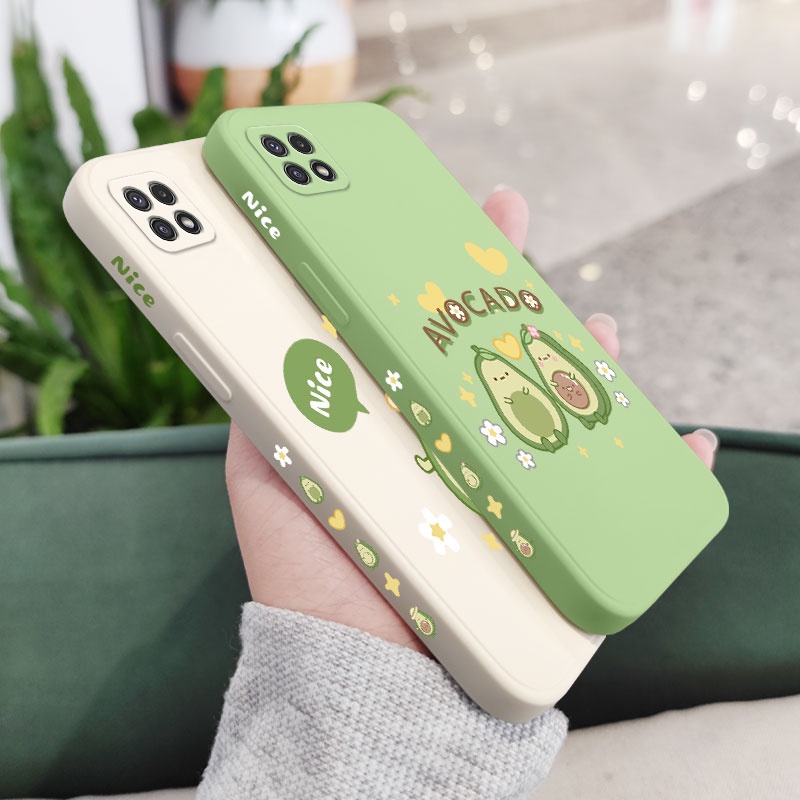 Ốp Điện Thoại Mềm Họa Tiết Đu Đủ Sáng Tạo Bảo Vệ Toàn Diện Cho Samsung Galaxy A22 A12 4G 5G A02 A02S