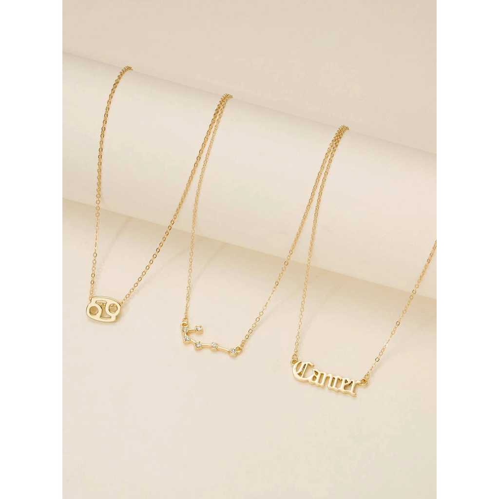 LINK TỔNG - Set 3 dây chuyền cung hoàng đạo đầy đủ