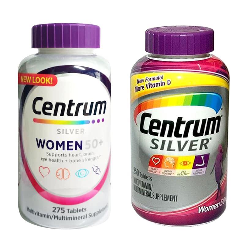 Vitamin dành cho phụ nữ trên 50 tuổi Centrum Silver Women 50+ 275 viên