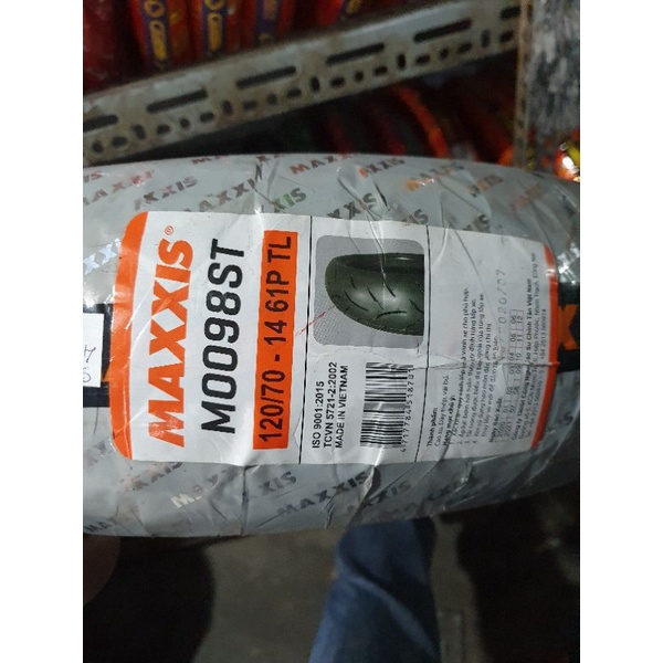 Vỏ  maxxis 120/70 -14 , xe PCX