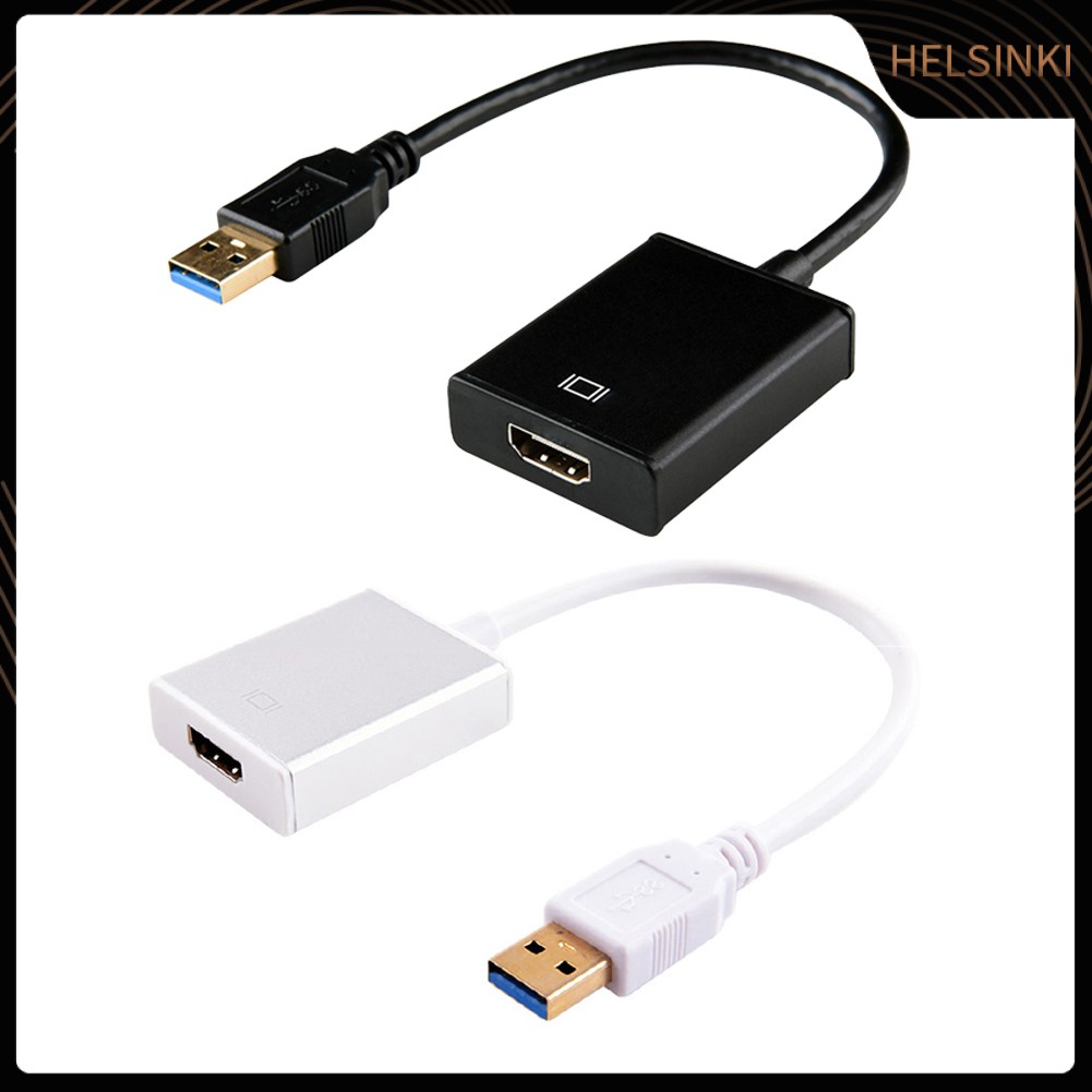 Đầu Chuyển Đổi Usb 3.0 Sang Hdmi 1080p Hd Cho Windows Xp 10 / 8 / 7 Máy Tính