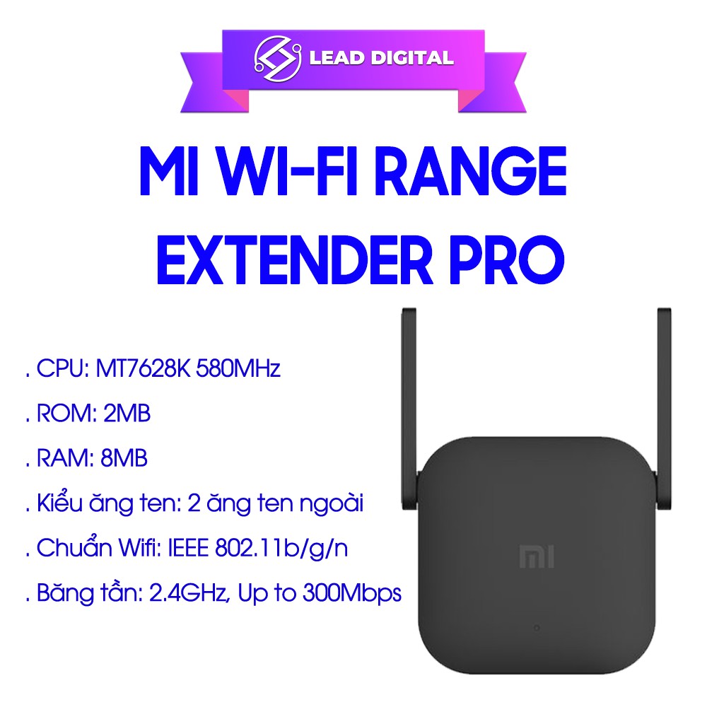 Thiết Bị Kích Sóng Mi Wi-Fi 2 Ăng ten Range Extender Pro, hỗ trợ băng tần 2.4GHz - BH 6 tháng | BigBuy360 - bigbuy360.vn
