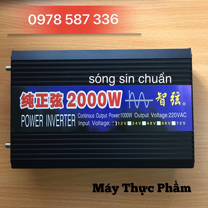 Bộ Kích Điện 2000W Nguồn 12V Sin Chuẩn