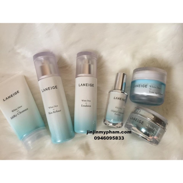 Bộ sản phẩm dưỡng trắng da laneige