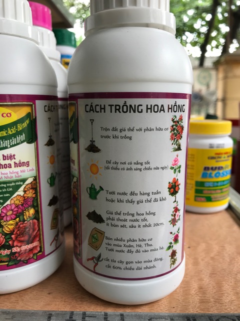 Chế phẩm hữu cơ vi sinh- Chuyên dùng cho hoa Hồng