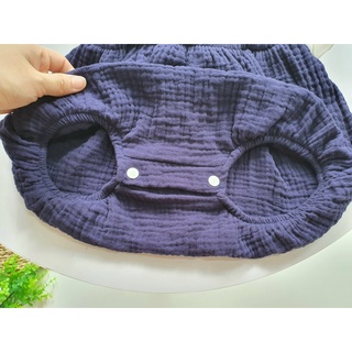 Bodysuit cho bé xanh coban