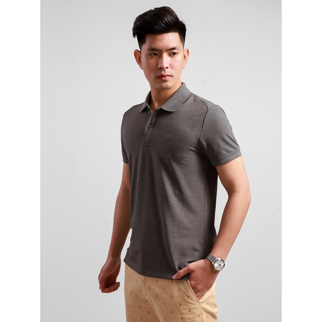 (SALE 65%) ÁO POLO NAM KWIN KPS013S8 MÀU XÁM