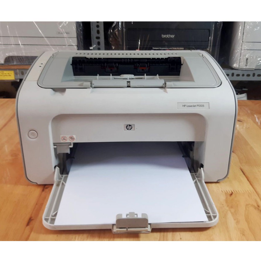 Máy in cũ HP laserjet p1005 Bản in sắc nét - tặng kèm hộp mực, dây nguồn, dây USB