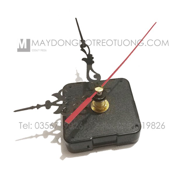 Máy Đồng Hồ Treo Tường (Loại Tốt, Kim Trôi - Bảo Hành 1 Năm)