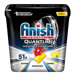 Viên rửa bát Finish Quantum Ultimate 51 viên - Hương chanh