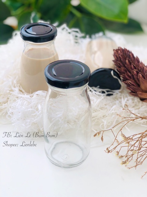 Chai 200ml đựng sữa hạt cho bé - Chai đựng sữa - Chai thuỷ tinh