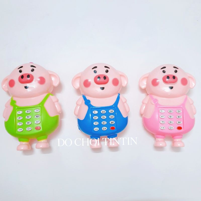 Điện thoại đồ chơi hình chú heo con siêu dễ thương dành cho bé