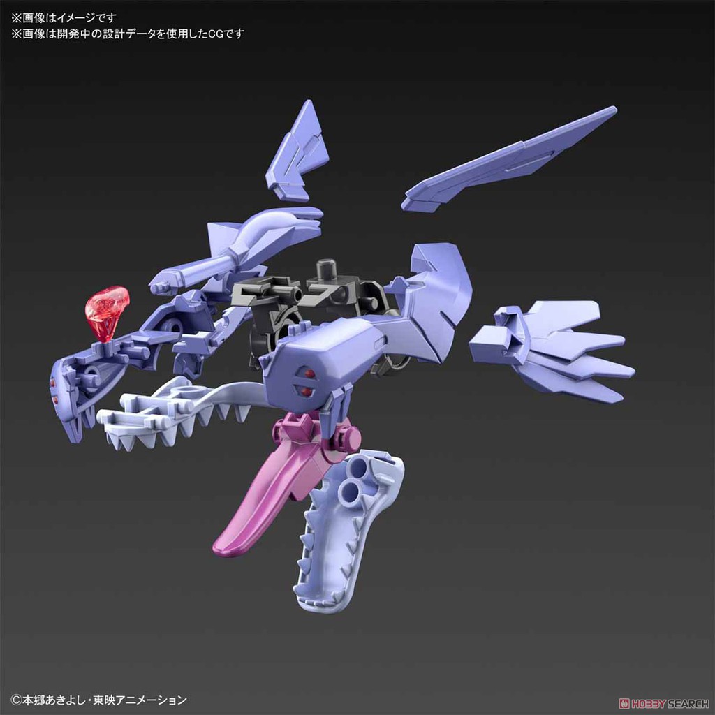 Mô Hình Metal Garurumon Digimon Bandai Figure Rise Standard Đồ Chơi Lắp Ráp Anime Nhật