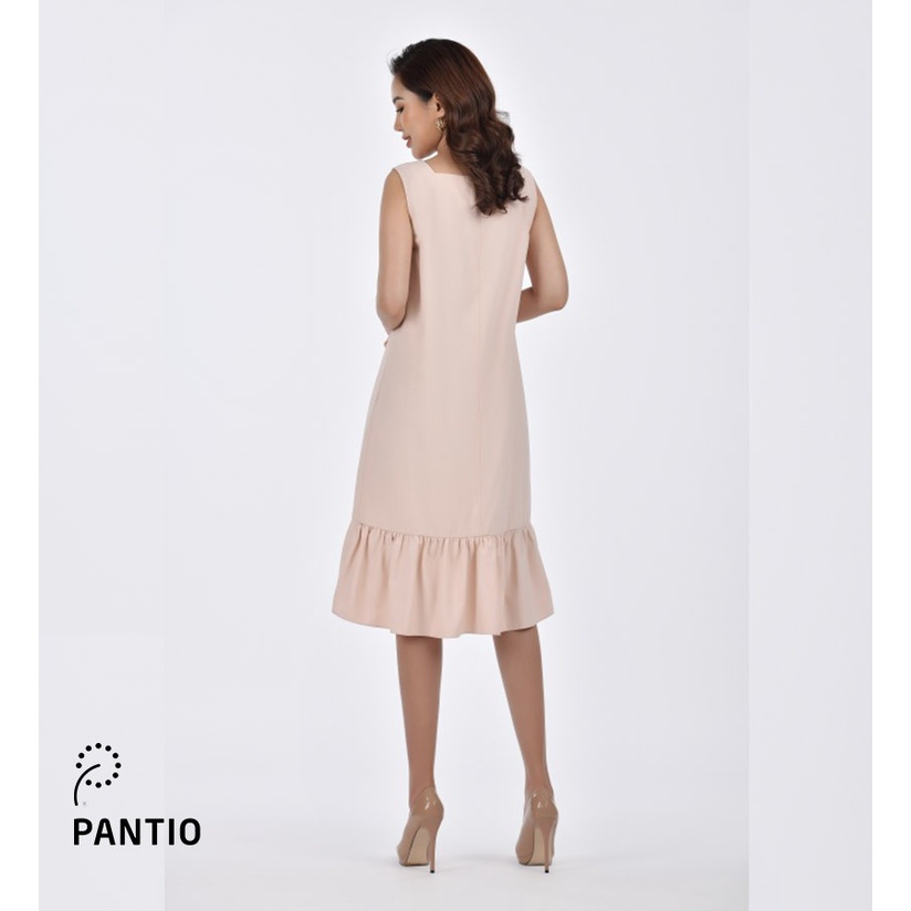 Đầm dạo phố chất lụa không tay FDP32751 - PANTIO