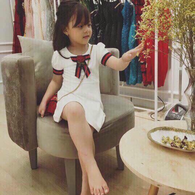 Đầm nơ gucci siêu yêu cho bé