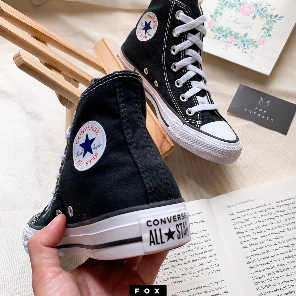 Fox sneaker - Giày Converse Classic màu đen cổ cao chính hãng giá tốt